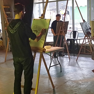 Observational drawing class